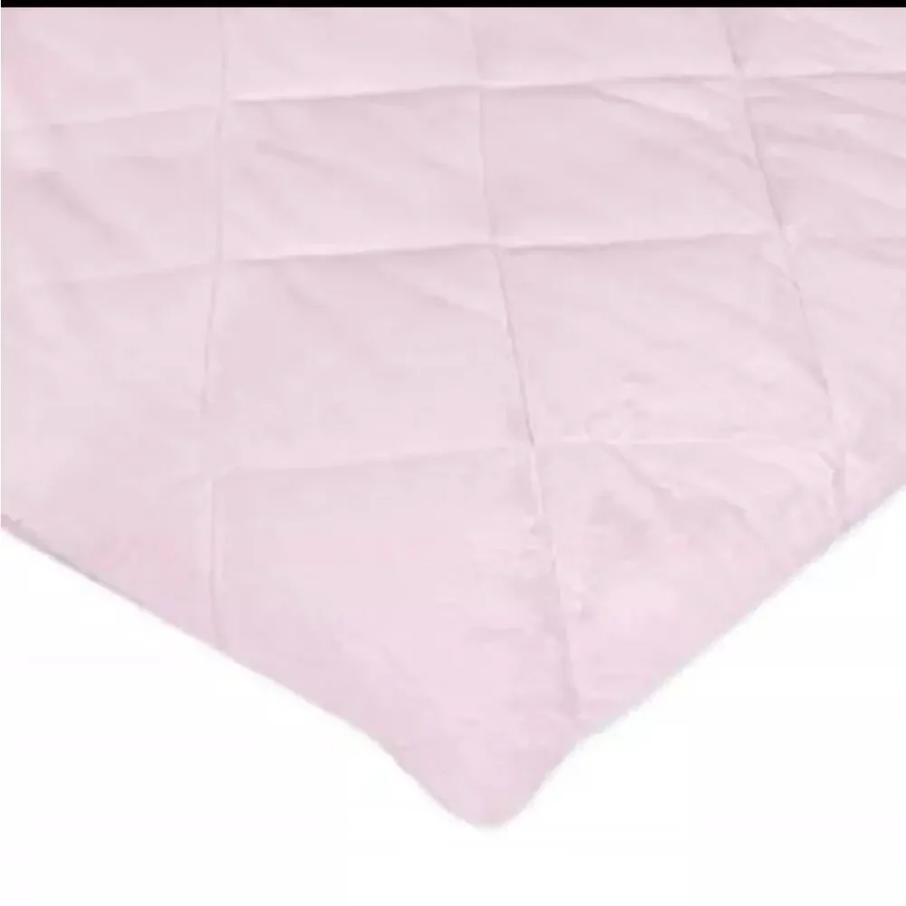 Carters Quilted Woven Playard Fitted Sheet Pink Mattress Cover Baby Bedding Warm